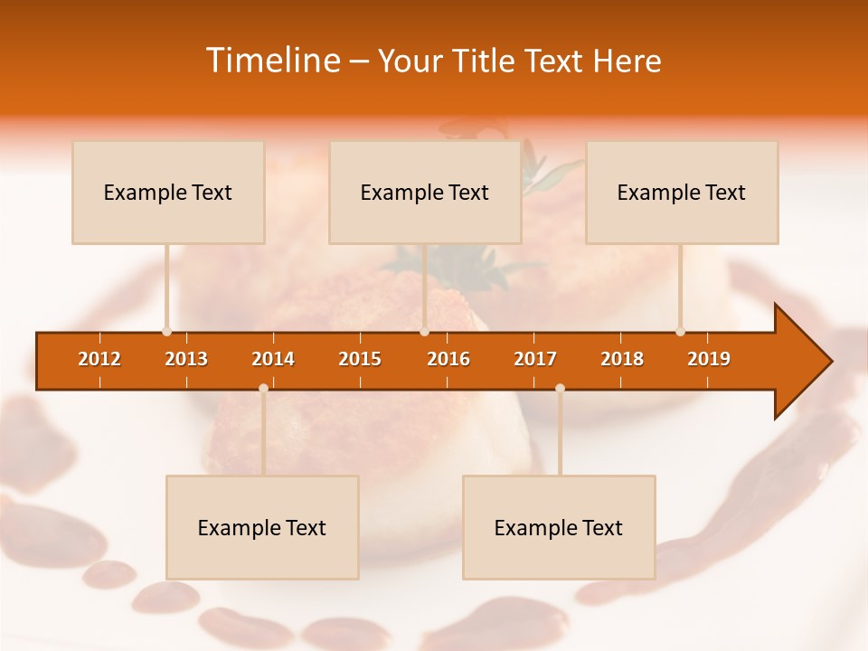 Baked Scallops PowerPoint Template