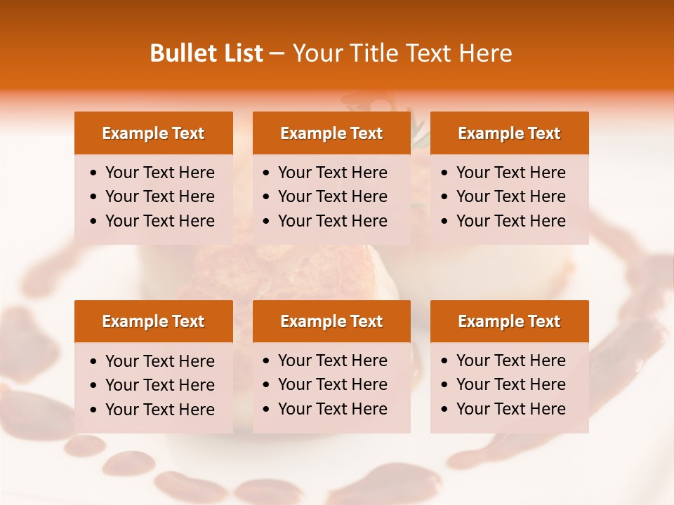 Baked Scallops PowerPoint Template