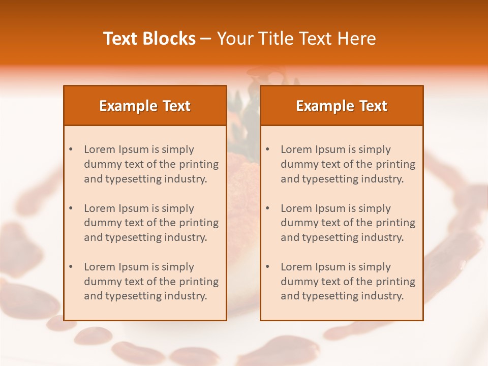 Baked Scallops PowerPoint Template