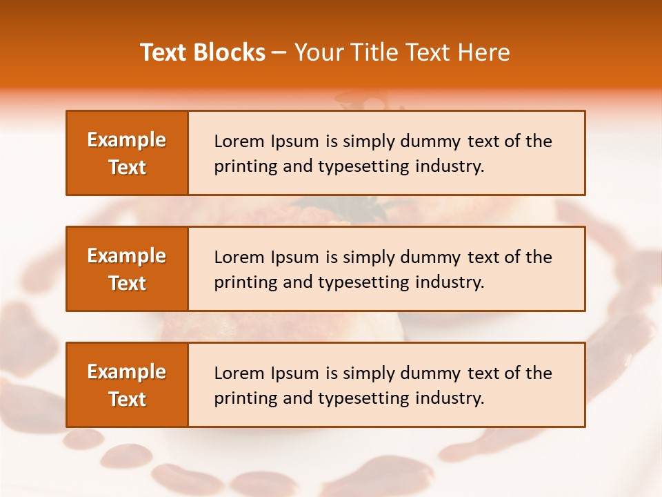 Baked Scallops PowerPoint Template