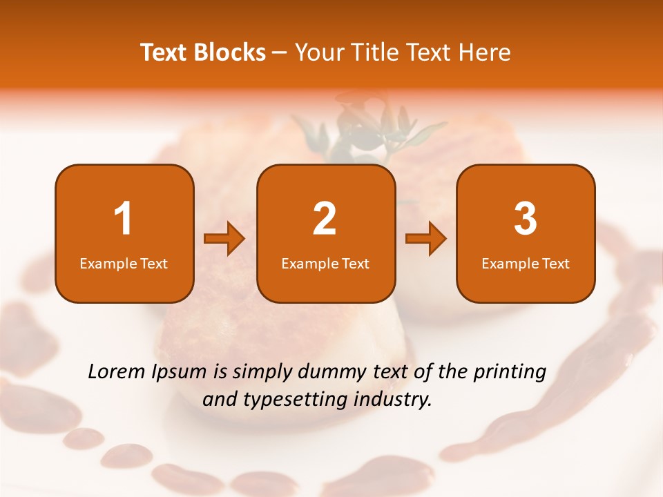 Baked Scallops PowerPoint Template