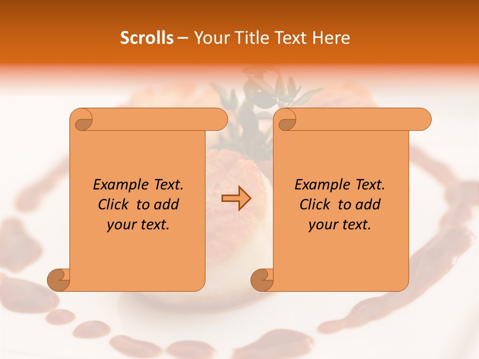 Baked Scallops PowerPoint Template