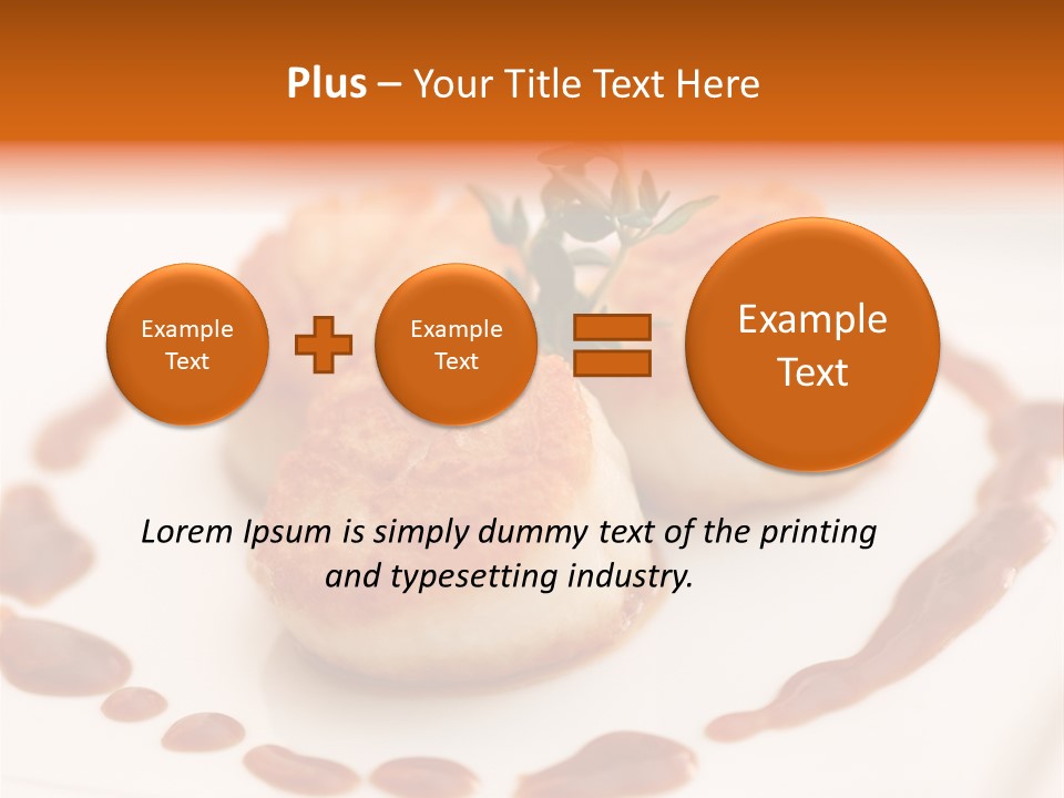 Baked Scallops PowerPoint Template