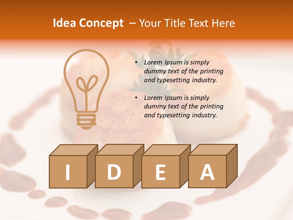 Baked Scallops PowerPoint Template