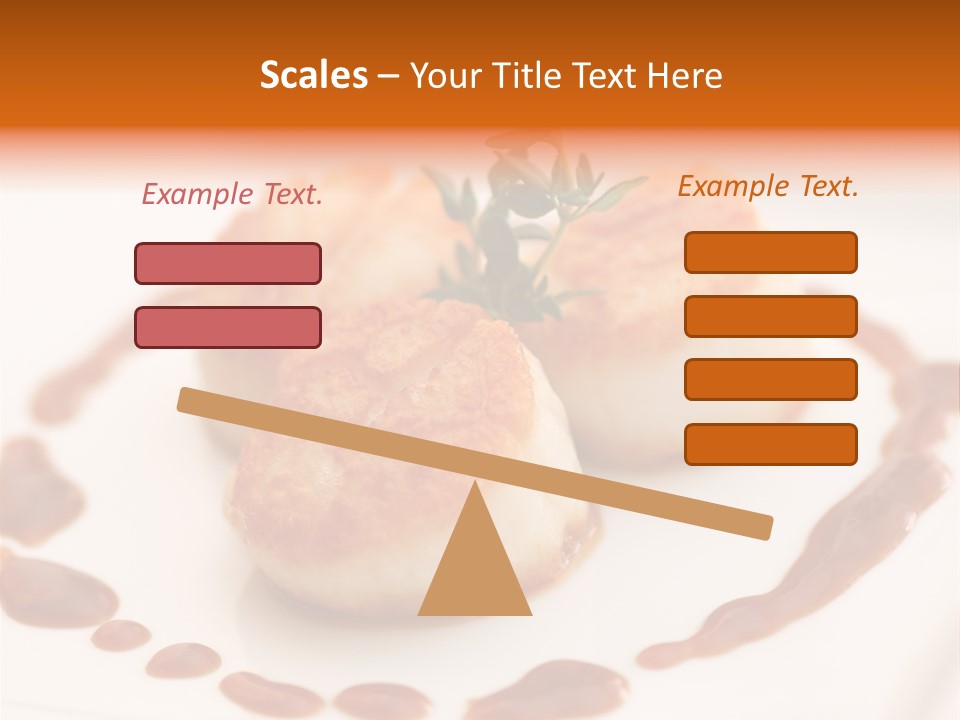 Baked Scallops PowerPoint Template