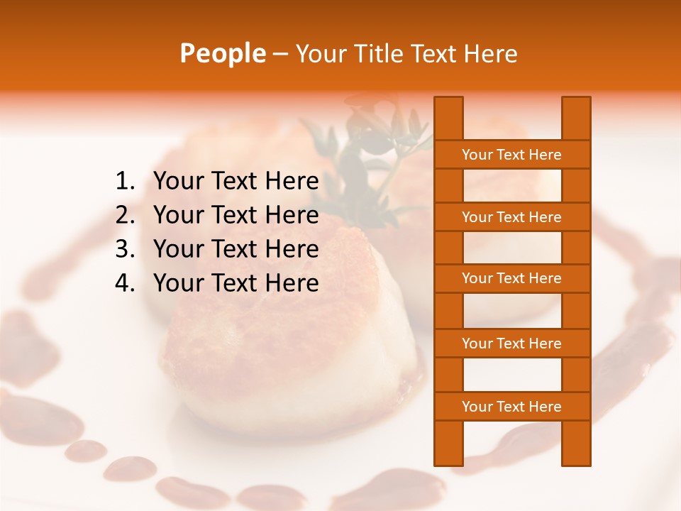 Baked Scallops PowerPoint Template
