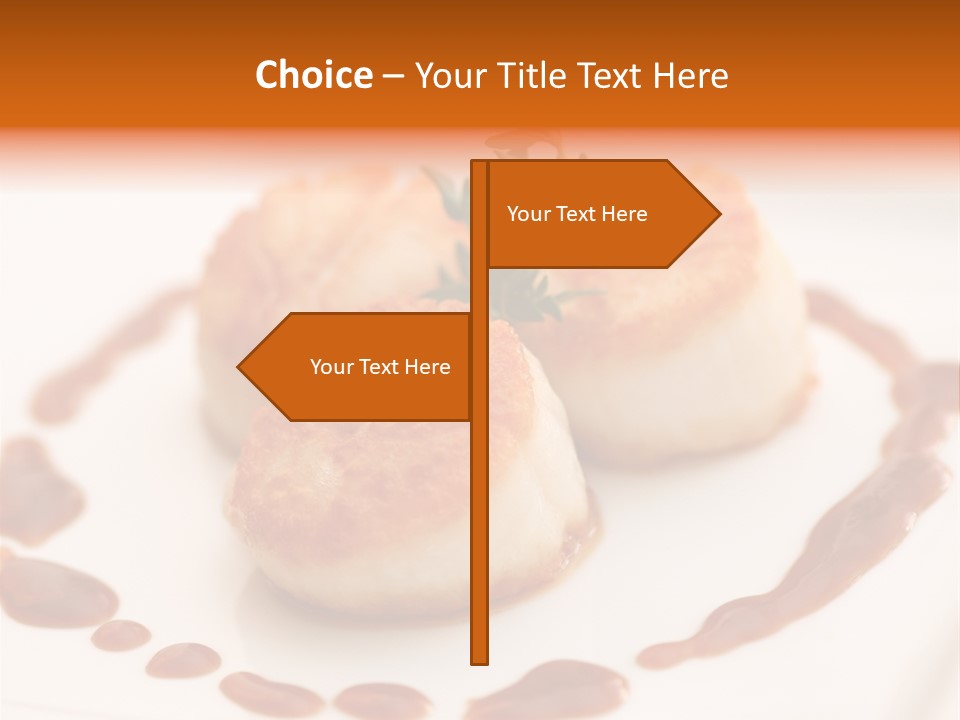 Baked Scallops PowerPoint Template