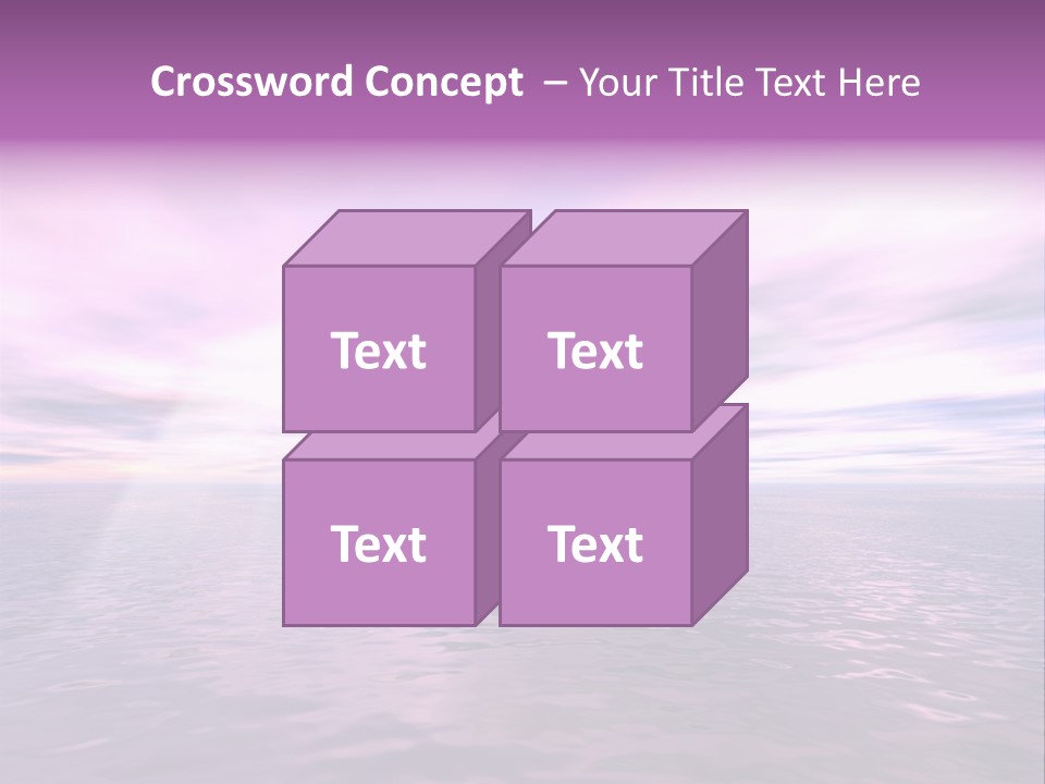 An Illustration Of Sun Shining Through The Clouds PowerPoint Template