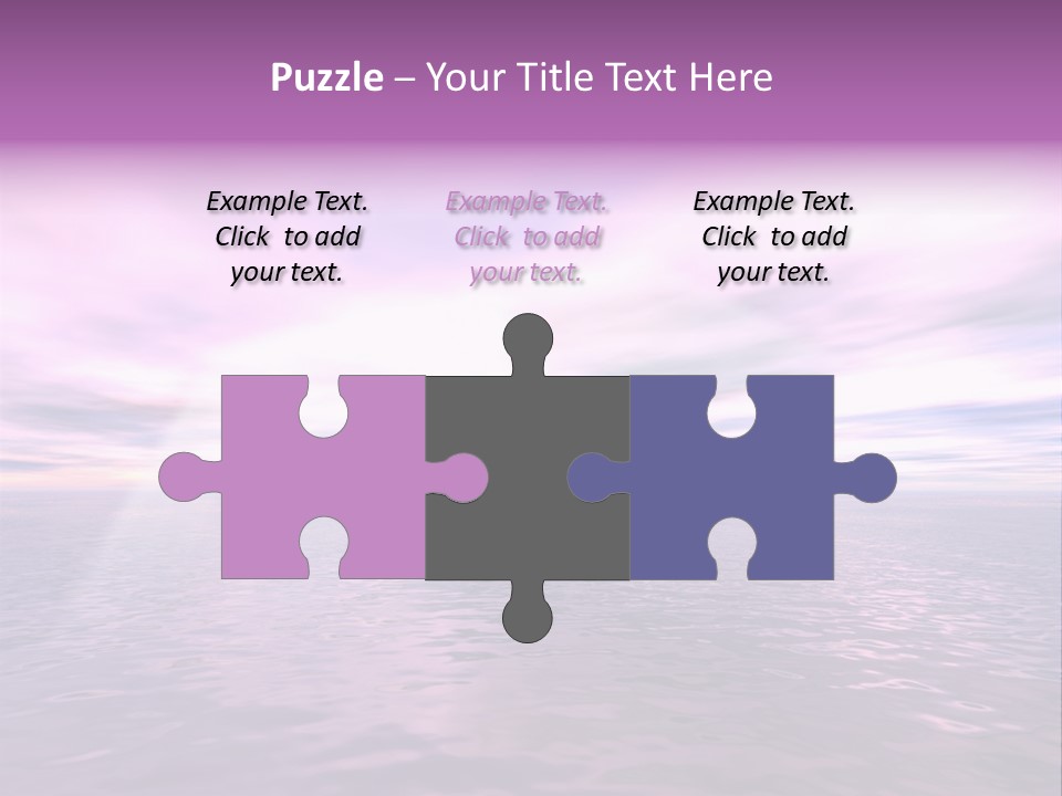 An Illustration Of Sun Shining Through The Clouds PowerPoint Template