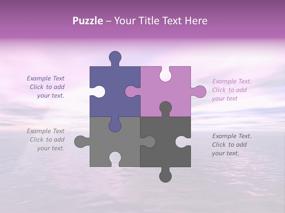 An Illustration Of Sun Shining Through The Clouds PowerPoint Template