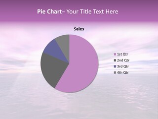 An Illustration Of Sun Shining Through The Clouds PowerPoint Template