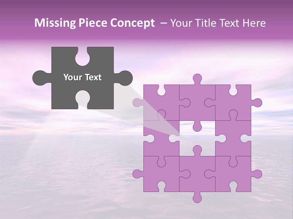 An Illustration Of Sun Shining Through The Clouds PowerPoint Template