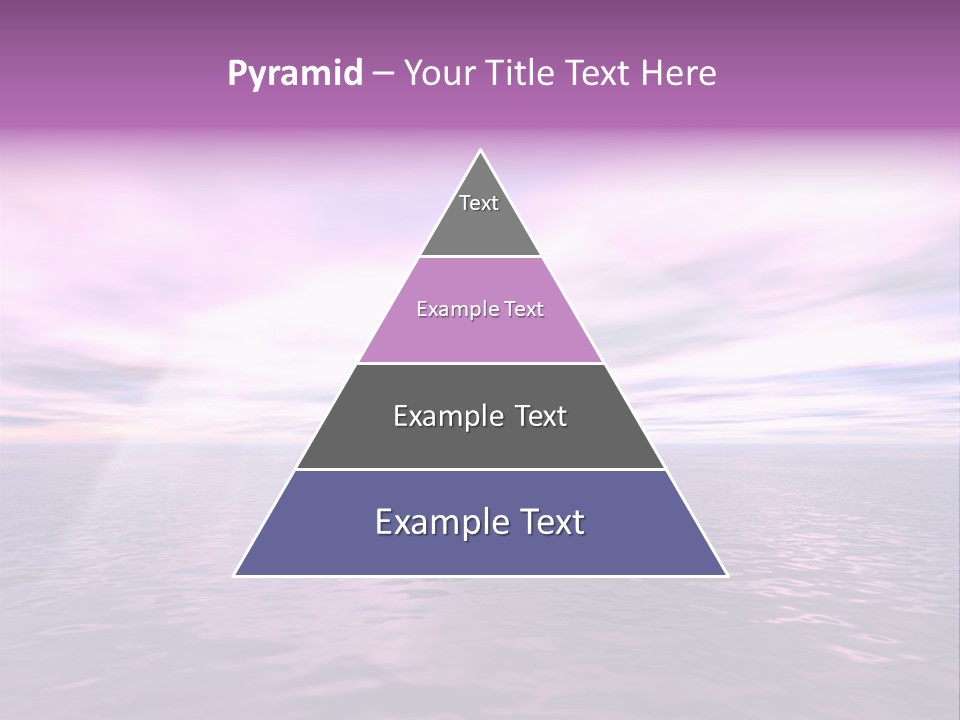 An Illustration Of Sun Shining Through The Clouds PowerPoint Template