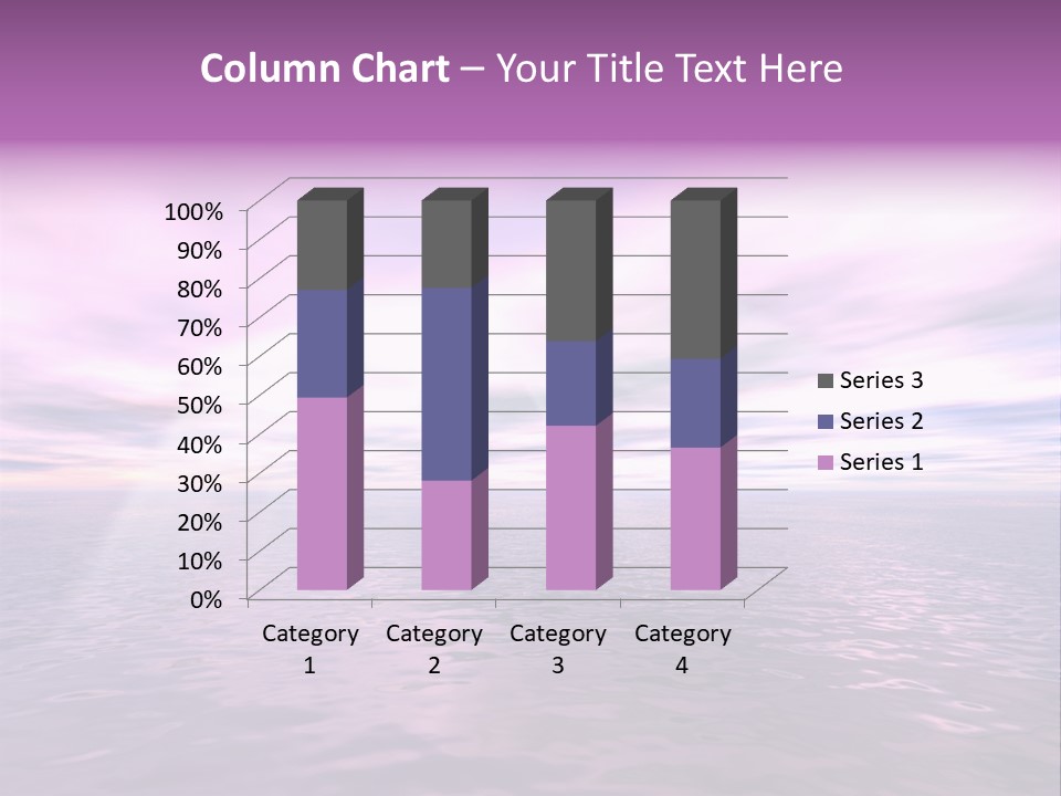 An Illustration Of Sun Shining Through The Clouds PowerPoint Template