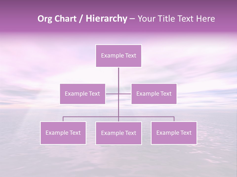 An Illustration Of Sun Shining Through The Clouds PowerPoint Template