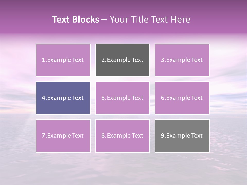 An Illustration Of Sun Shining Through The Clouds PowerPoint Template