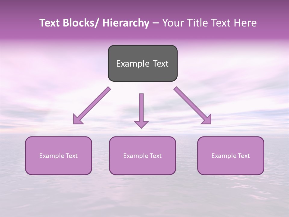 An Illustration Of Sun Shining Through The Clouds PowerPoint Template