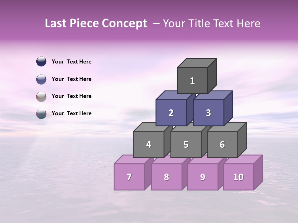 An Illustration Of Sun Shining Through The Clouds PowerPoint Template