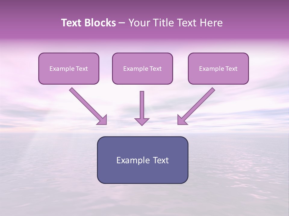 An Illustration Of Sun Shining Through The Clouds PowerPoint Template