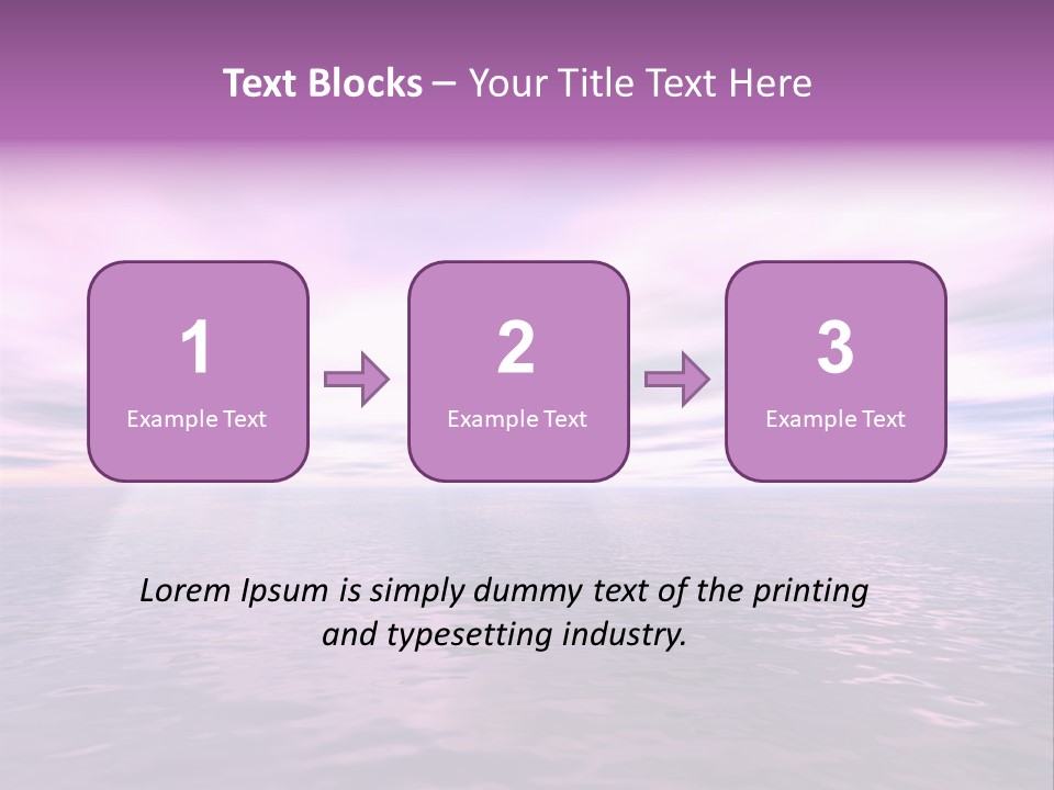 An Illustration Of Sun Shining Through The Clouds PowerPoint Template
