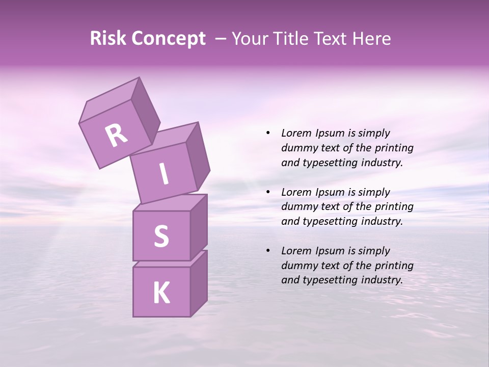 An Illustration Of Sun Shining Through The Clouds PowerPoint Template