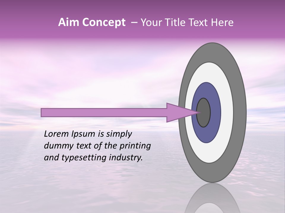 An Illustration Of Sun Shining Through The Clouds PowerPoint Template