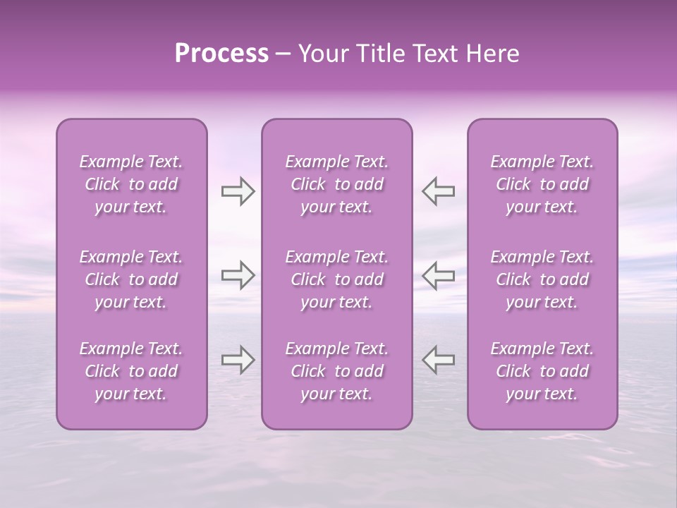 An Illustration Of Sun Shining Through The Clouds PowerPoint Template