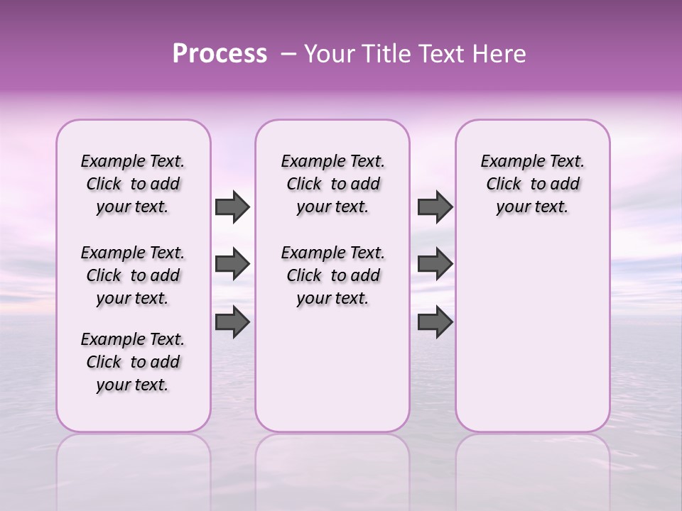 An Illustration Of Sun Shining Through The Clouds PowerPoint Template