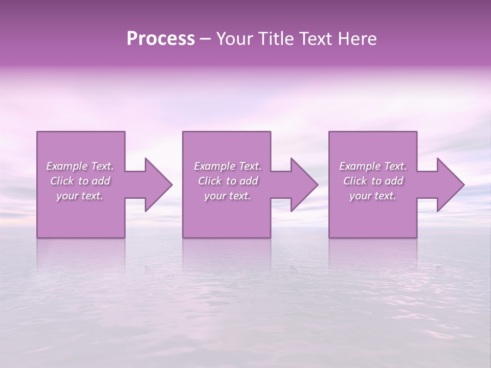 An Illustration Of Sun Shining Through The Clouds PowerPoint Template