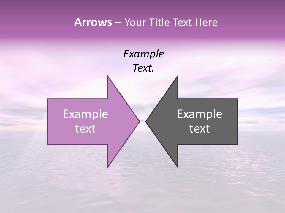 An Illustration Of Sun Shining Through The Clouds PowerPoint Template