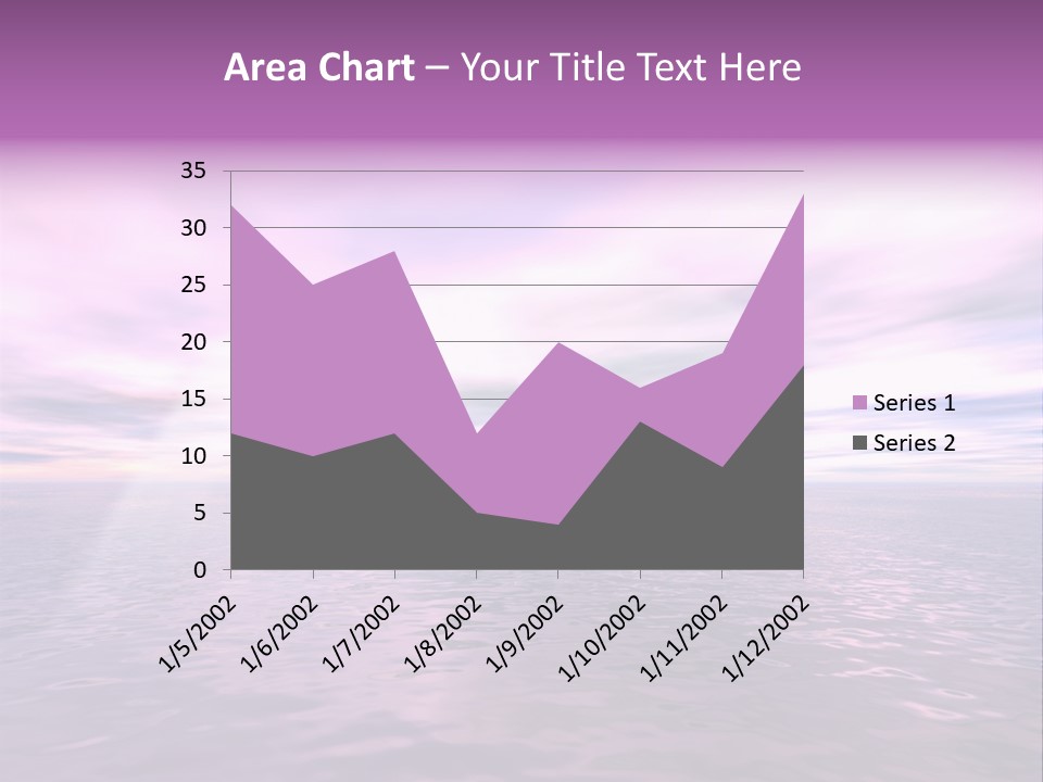 An Illustration Of Sun Shining Through The Clouds PowerPoint Template