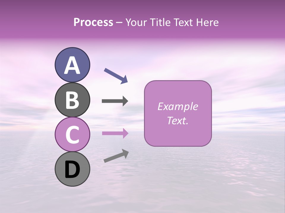 An Illustration Of Sun Shining Through The Clouds PowerPoint Template