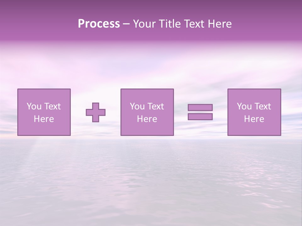 An Illustration Of Sun Shining Through The Clouds PowerPoint Template