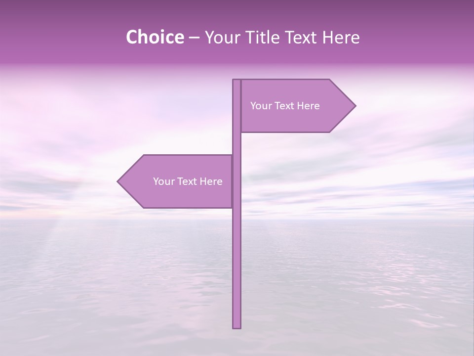 An Illustration Of Sun Shining Through The Clouds PowerPoint Template