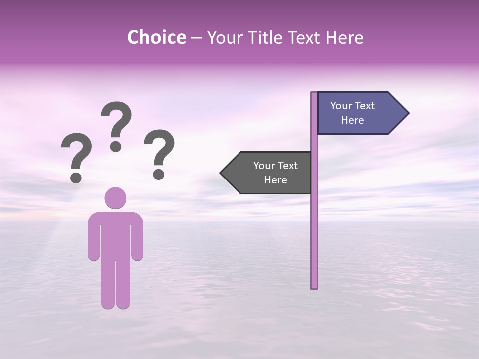 An Illustration Of Sun Shining Through The Clouds PowerPoint Template