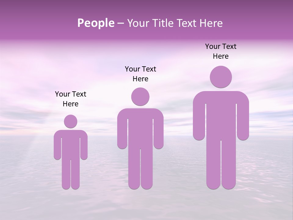 An Illustration Of Sun Shining Through The Clouds PowerPoint Template