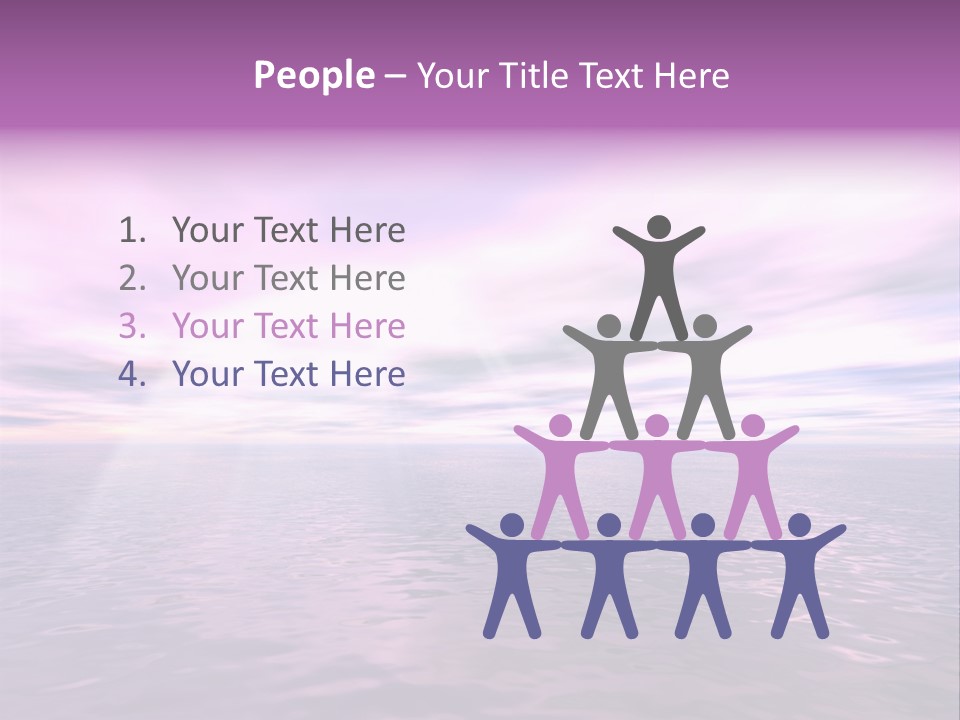 An Illustration Of Sun Shining Through The Clouds PowerPoint Template