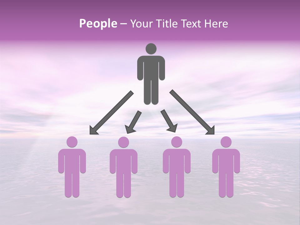 An Illustration Of Sun Shining Through The Clouds PowerPoint Template