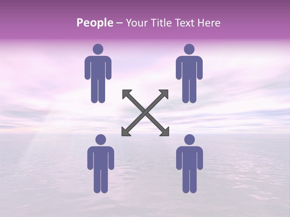 An Illustration Of Sun Shining Through The Clouds PowerPoint Template