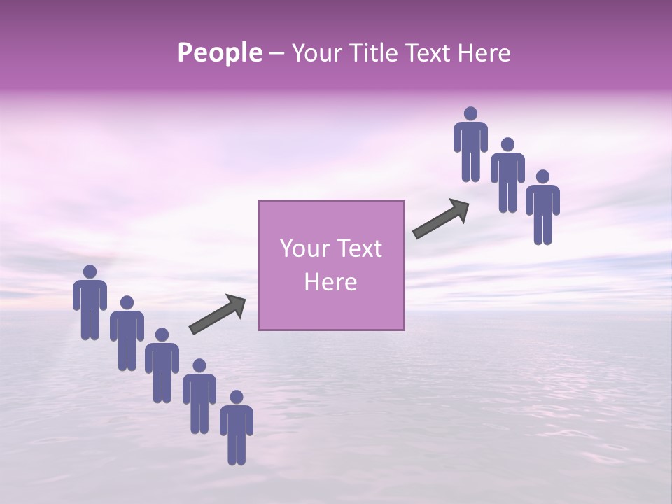 An Illustration Of Sun Shining Through The Clouds PowerPoint Template