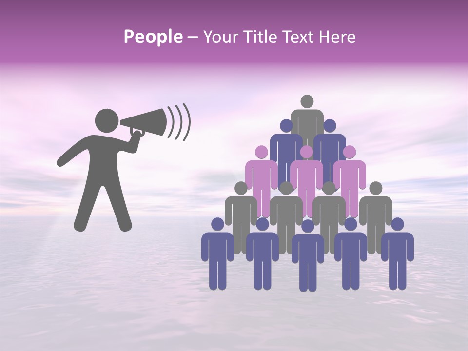 An Illustration Of Sun Shining Through The Clouds PowerPoint Template