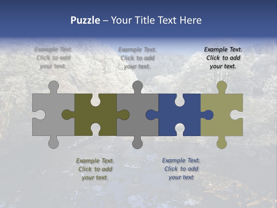 Winter Wonderland, A Stunning Bright Decembers Day With Ice On The River And Mists And Frost On The Trees And The Light Almost Creating A 3D Effect At Starwood In Northumberland, England PowerPoint Template