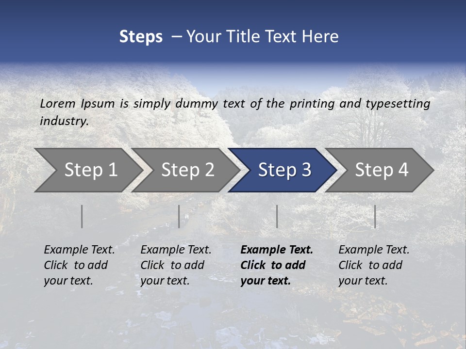 Winter Wonderland, A Stunning Bright Decembers Day With Ice On The River And Mists And Frost On The Trees And The Light Almost Creating A 3D Effect At Starwood In Northumberland, England PowerPoint Template