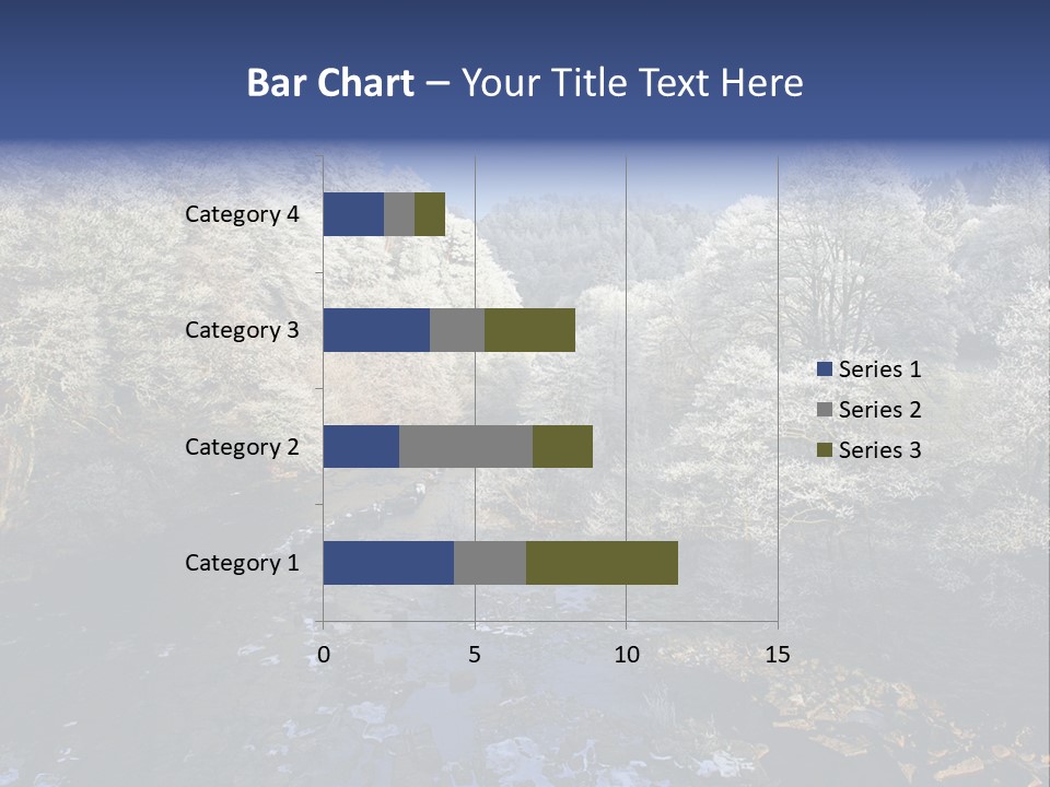 Winter Wonderland, A Stunning Bright Decembers Day With Ice On The River And Mists And Frost On The Trees And The Light Almost Creating A 3D Effect At Starwood In Northumberland, England PowerPoint Template