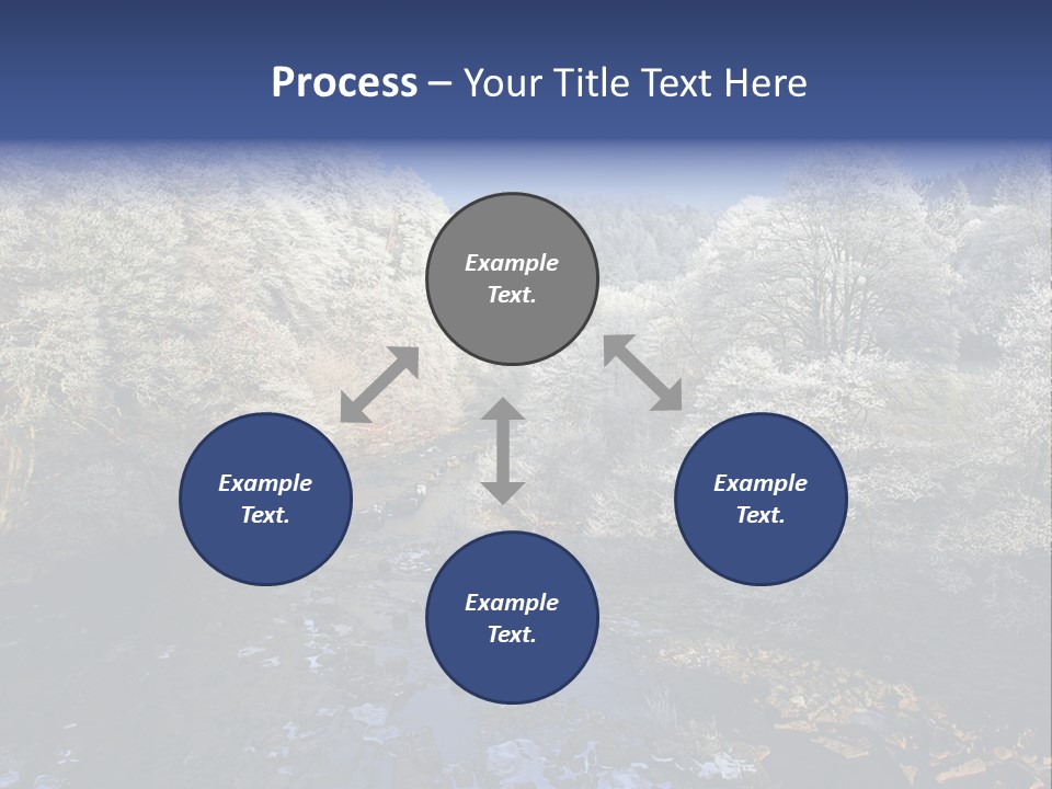 Winter Wonderland, A Stunning Bright Decembers Day With Ice On The River And Mists And Frost On The Trees And The Light Almost Creating A 3D Effect At Starwood In Northumberland, England PowerPoint Template