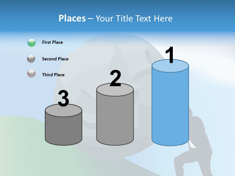 Difficult Business Task. Conceptual Piece, A Very Difficult Task In Business. Raster Version PowerPoint Template