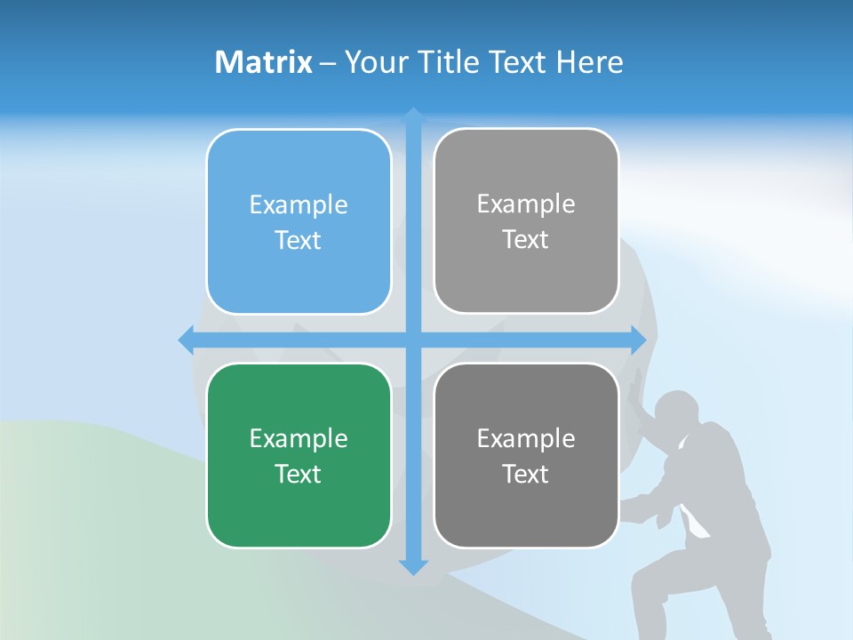 Difficult Business Task. Conceptual Piece, A Very Difficult Task In Business. Raster Version PowerPoint Template