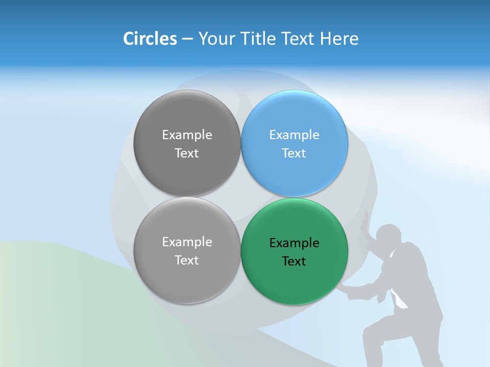 Difficult Business Task. Conceptual Piece, A Very Difficult Task In Business. Raster Version PowerPoint Template