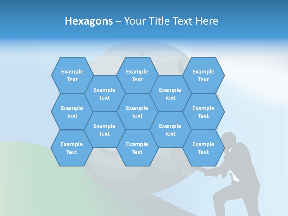 Difficult Business Task. Conceptual Piece, A Very Difficult Task In Business. Raster Version PowerPoint Template