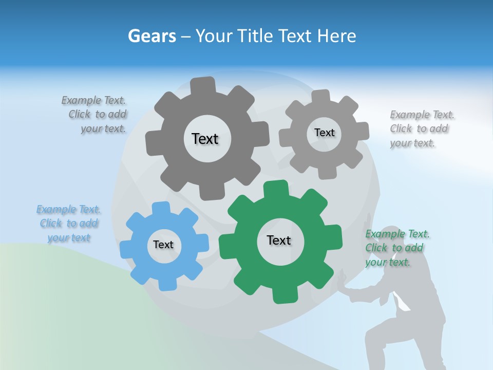 Difficult Business Task. Conceptual Piece, A Very Difficult Task In Business. Raster Version PowerPoint Template